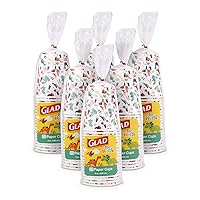 Glad for Kids Dinosaur Paper Cups, 20 Count - 6 Pack White Paper Cups with Dinosaur Design for Kids Heavy Duty Disposable Paper Cups for Everyday Use, 9 Ounces | Dinosaur Cups, Paper Cups 9 oz