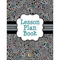 Creative Teaching Press Black/White Collection Lesson Plan Book (Teacher Organizer/Planner), 8.5 inches X 11 inches