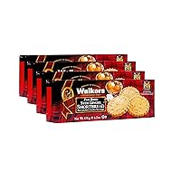 Walker's Shortbread Stem Ginger Cookies, Pure Butter Shortbread Cookies, 6.2 Oz Box (Pack of 4)