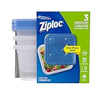 Food Storage Container, 5-Cup Square, 3-Ct. Food Storage Container, 5-Cup Square, 3-Ct.