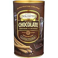 DOLCETTO Chocolate Wafer Rolls, 12 OZ