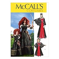 McCall's M6817 Girl's Scottish Princess and Vampire Halloween Costume Sewing Pattern, Sizes 3-8