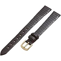 Hadley-Roma Women's 13mm Leather Watch Strap, Color:Brown (Model: LSL700LB 130)