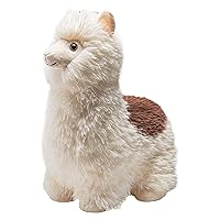 Wild Republic Snuggleluvs, Alpaca, Stuffed Animal, 15 inches, Gift for Kids, Weighted Plush Toy, Fill is Spun Recycled Water Bottles