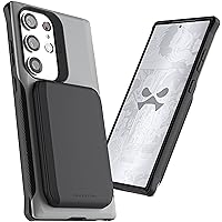 Ghostek EXEC Wallet Galaxy S23 Ultra Case with Detachable Magnetic Credit Card Holder Supports Wireless Charging Premium Shockproof Protective Cover Designed for 2023 Samsung S23 Ultra (6.8 IN) (Gray)