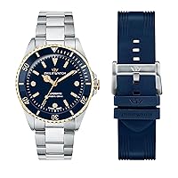 CARIBE DIVING 42MM AUTO BLUE DIA BR SS+S