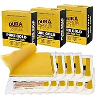 Dura-Gold - Pure Gold Superior Tack Cloths - Tack Rags (Box of 36) - Woodworking and Painters Professional Grade - Removes Dust, Sanding Particles, Cleans Surfaces - Wax and Silicone Free, Anti-Static