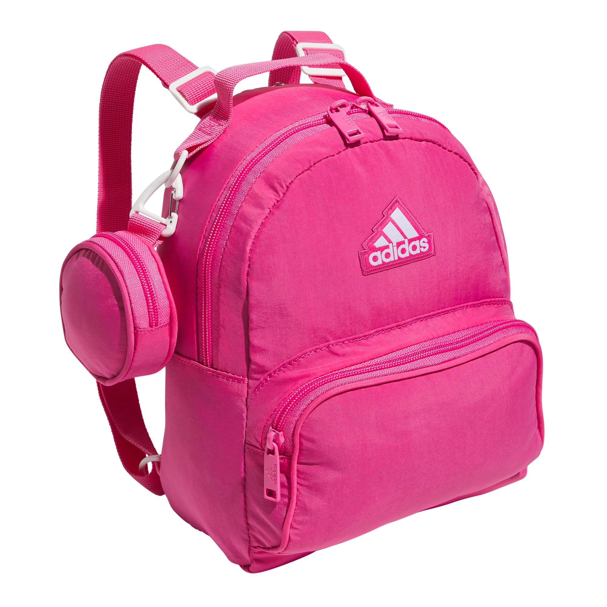 adidas Must Have Mini Backpack, Small Festivals and Travel, Pulse Magenta Pink/White, One Size