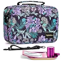 Smell Proof Bag with Combination Lock Odor-Proof Lockable Bag Set, Carbon Lining Smoking Pipe Stash Box Durable Medicine Organizer Bag Odorless Lock Pouch Great Gifts for Mother's Day(Purple)