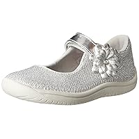 Haylie Mary Jane (Toddler/Little Kid), Silver, 8 Toddler