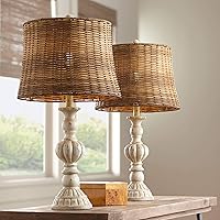 John Timberland Trinidad Country Cottage Table Lamps 26.5