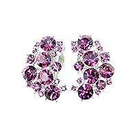 Faship Gorgeous Clip Ons Floral Earrings