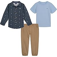 Nautica baby-boys 3 Piece Woven Shirt Set3 Piece Woven Shirt Set