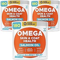 Omega 3 Alaskan Fish Oil Treats for Dogs 540 Ct - Dry&Itchy Skin Relief + Allergy Support - EPA&DHA Fatty Acids - Natural Salmon Oil Chews, Hip&Joint Support - Chicken - Salmon Flavor - Made in USA