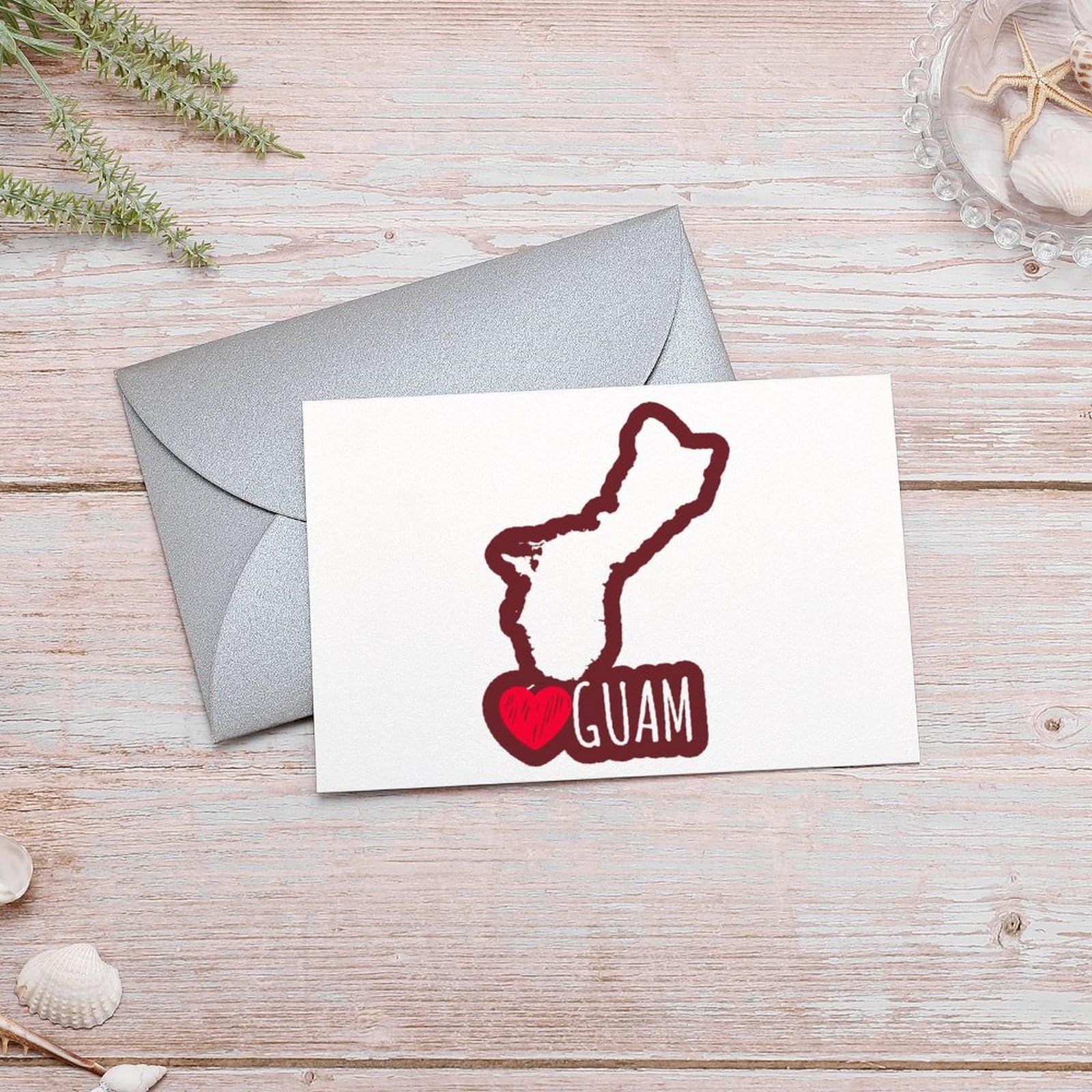 Love Heart Guam All Occasion Greeting Cards 4