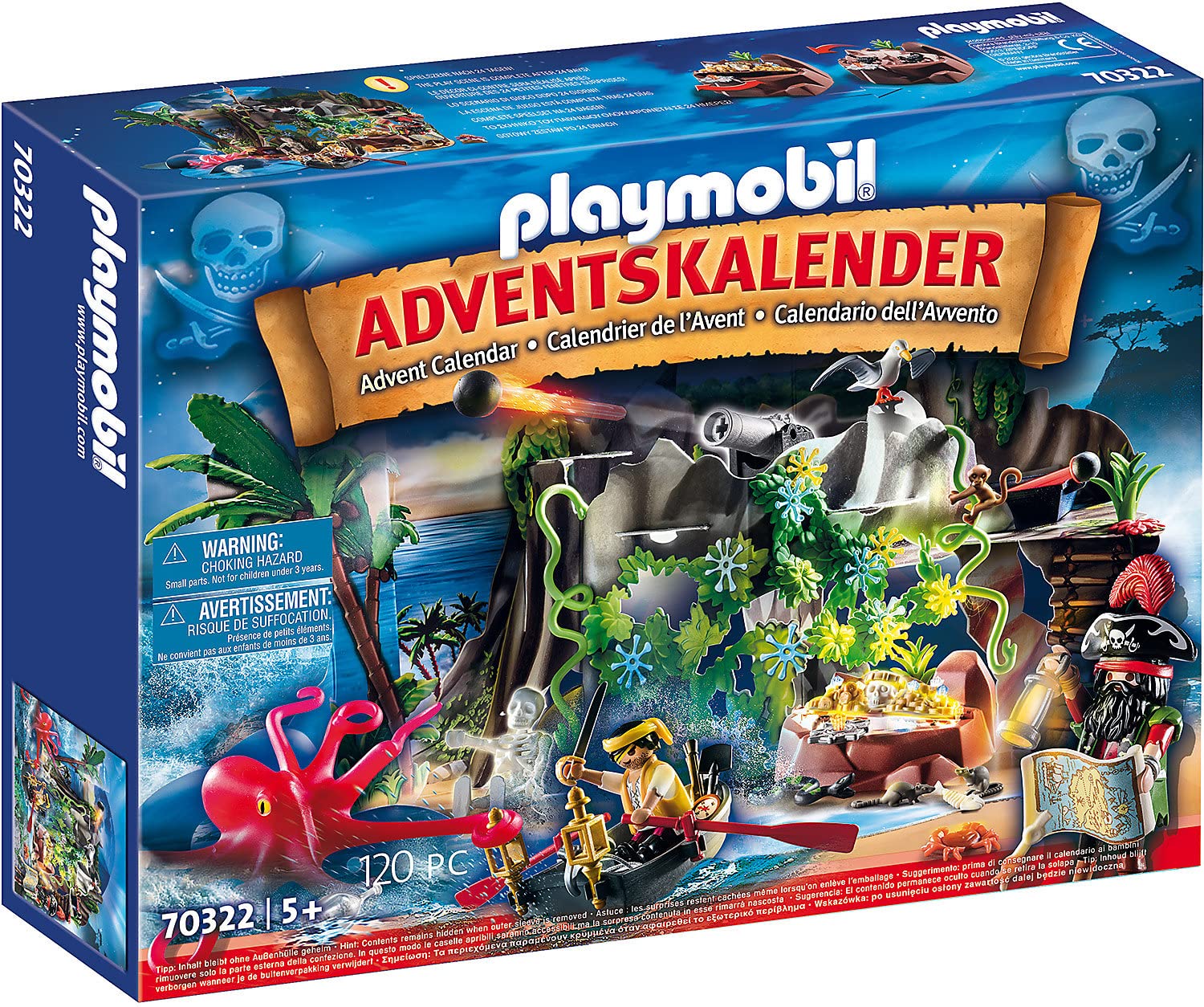 PLAYMOBIL Advent Calendar - Pirate Cove Treasure Hunt
