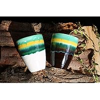 Contracted style mug, pottery mug, summer mug, Ready to ship, Cold drinks mug pottery, unique ceramic, handmade ceramic mug, unique gift
