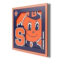 YouTheFan NCAA Syracuse Orange 3D Logo Series Wall Art - 12x12