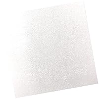 White Glitter Cardstock (10 Sheets, 300gsm) White Cardstock 12x12 Cardstock Paper Colored Cardstock (White)