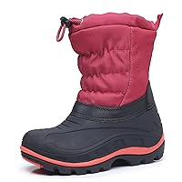 Boys & Girls Snow Boots Winter Outdoor Water Resistant Slip Resistant Cold Weather Shoes (Toddler/Little Kid/Big Kid)
