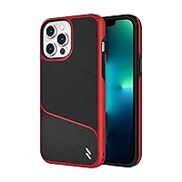 ZIZO Division Series for iPhone 13 Pro Max Case - Sleek Modern Protection - Black & Red