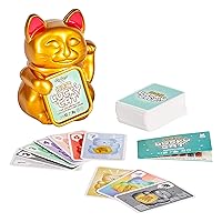 Ridley's Lucky Cat Card Game – Easy to Play Card Game for 2-4 Players, Ages 7+ – Ready to Gift in Cat-Shaped Case – Ideal for Family Game Night