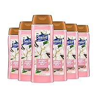 Suave Moisturizing Body Wash Women, Sweet Vanilla with Vitamin E and Aloe Extracts, No Parabens, No Phthalates, 18 Oz (Pack of 6)