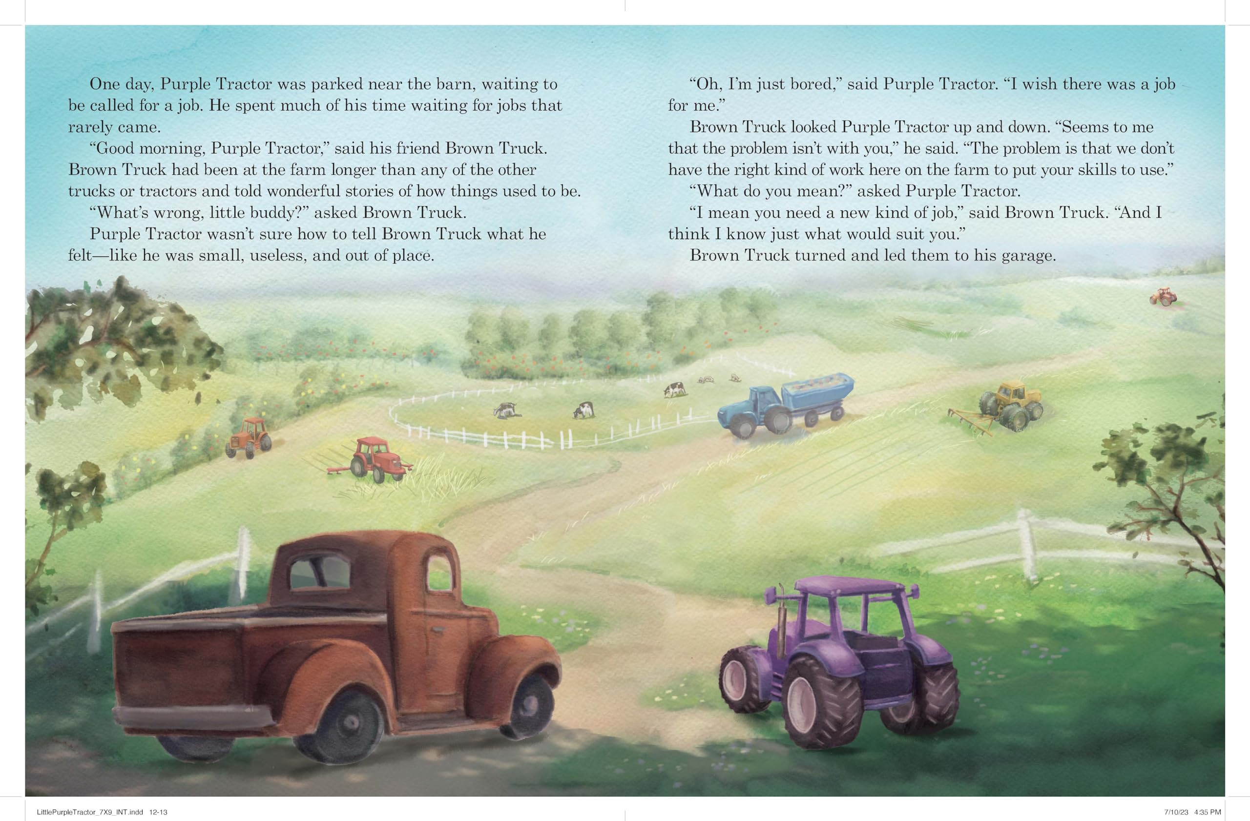 Little Purple Tractor: An Inspiring Book for Kids About Self-esteem, Courage, and Independence (Little Heroes, Big Hearts)