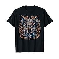 Pig Zodiac Sign Chinese New Year Of The Boar Astrology T-Shirt