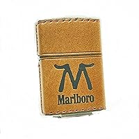 ZIPPO Zippo Lighter, Marlboro FLYING'M, Marlboro Leather Wrap