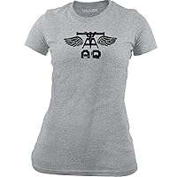 Women's Officially Licensed Navy Aviation Fire Control (AQ) Rating Badge T-Shirt
