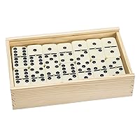 55 Double Nine Domino Set with Wooden Case