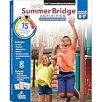 Summer Bridge Activities Spanish Workbook, Bridging Kindergarten to Grade 1 in Just 15 Minutes a Day, Phonics, Math, Science, Social Studies, Summer Learning Activity Book With Flash Cards Workbook