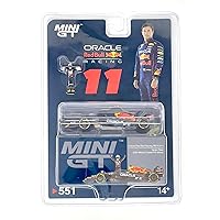 True Scale Miniatures Model Car Compatible with Oracle Red Bull Racing RB18#11 Sergio Pérez 2022 Monaco Grix Winner Limited Edition 1/64 Diecast Model Car MGT00551