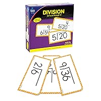 Carson Dellosa Division Flash Cards, Division Flash Cards for 3rd Grade, 4th Grade, 5th Grade and 6th Grade, Math Flash Cards for Kids 8+, Division Math Games for Kids