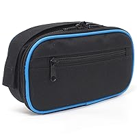 Creative Outdoor Medical Travel Case | Diabetic Insulin Cooler | Insulated Bag with Reusable Freezer Gel Pack and ID Card | Black/Blue