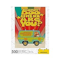 AQUARIUS Scooby Doo Puzzle (500 Piece Jigsaw Puzzle) - Officially Licensed Scooby Doo Merchandise & Collectibles - Glare Free - Precision Fit - 14 x 19 Inches