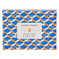 Games Room Playing Cards Set, Includes 2 Decks of Playing Cards – Beautifully Illustrated, Includes Instructions for Various Games – Makes a Great Gift