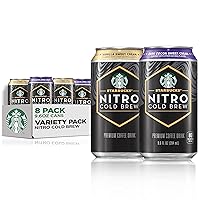 Nitro Cold Brew, 2 Flavor Sweet Cream Variety Pack, 9.6 fl oz Cans (8 Pack)