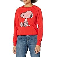 Peanuts Women's Ladies Snoopy Fashion Fleece Sweatshirt