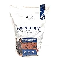 Tractor Supply Company Hip & Joint Beef Pea Sweet Potato Recipe Biscuits Treats Grain Free, 3 Pound Bag