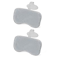 SaluSpa Padded Pillows (2-Pack),Grey