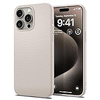 Spigen Liquid Air Designed for iPhone 15 Pro Case (2023) - Natural Titanium