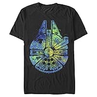 STAR WARS Men's Psychedelic Millenium Falcon T-Shirt