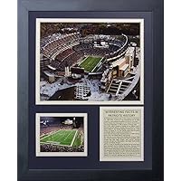 Legends Never Die New England Patriots Stadium Gillette Stadium Framed Photo Collage, 11 by 14-Inch