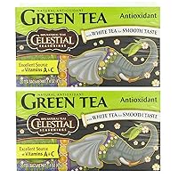 Celestial Seasonings Herbal Tea, Green Tea Antioxidant,(2 Pack)