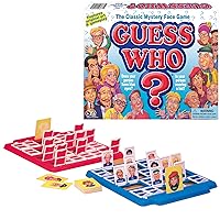 Guess Who? Board Game with Classic Characters by Winning Moves Games USA, Classic Children's Mystery Board Game of Deduction for 2 Players, Ages 6+ (1191)