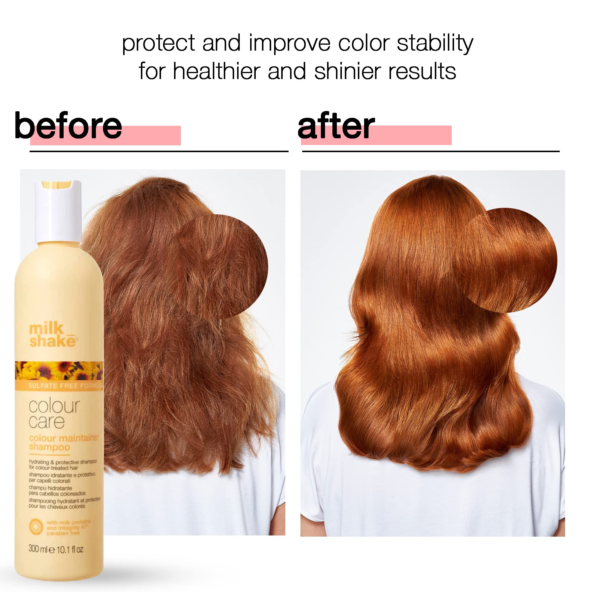 milk_shake Color Care Shampoo for Color Treated Hair – Hydrating and Protecting Color Maintainer Shampoo, 10.1 Fl Oz - (Package May Vary)
