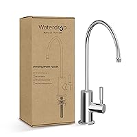 Waterdrop Polished Chrome Filtered Water Faucet, Drinking Water Faucet, Reverse Osmosis Faucet, RO Faucet, RO Water Faucet, Water Filter Faucet for Kitchen Sink, Stainless Steel, Lead-Free