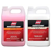 Malco Showroom Shine Spray Car Wax + Clean & Shine Interior Car Cleaner and Dressing – The Ultimate Clean and Shine Bundle for Car Interior and Exterior/Works on All Vehicles